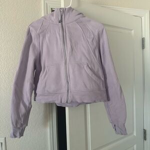 Scuba Oversized Full-Zip Hoodie - Lavender